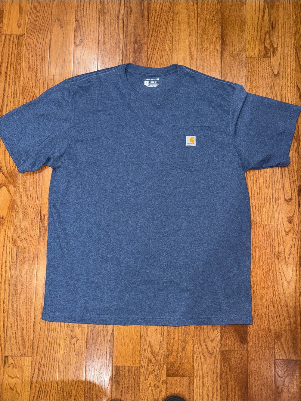 Carhartt Men's Blue Short-Sleeve Pocket Tee